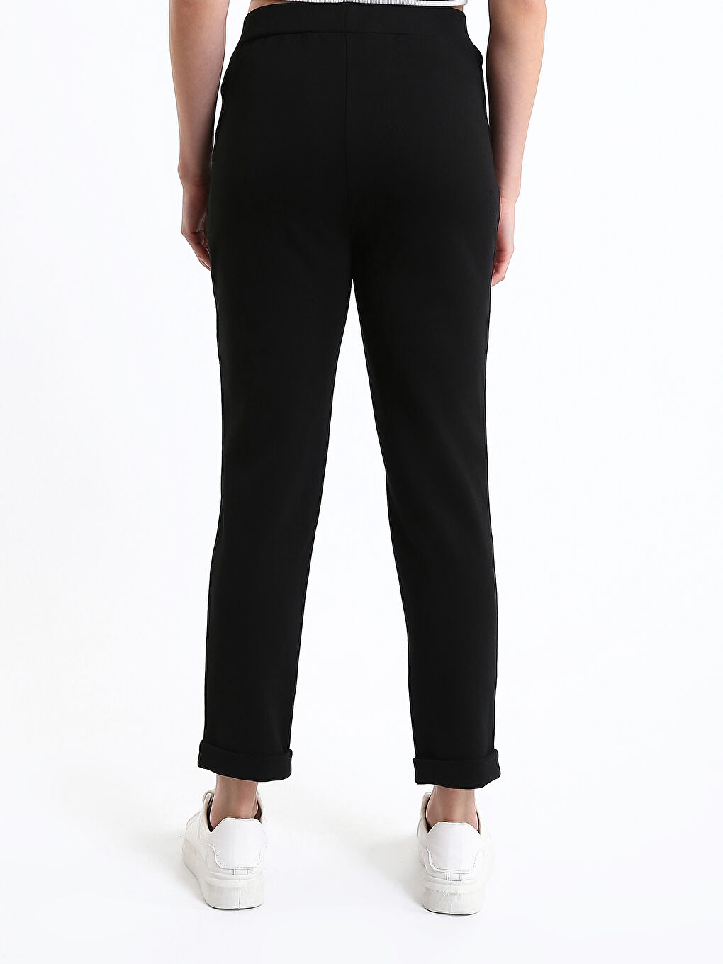 Elasticated Waist Women's Sweatpants-4