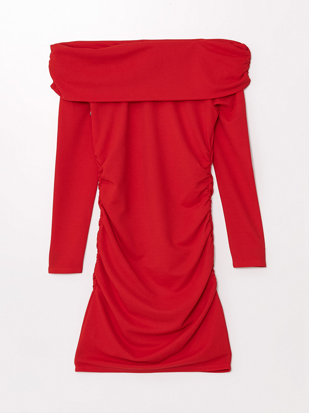 Haljina sa širokim izrezom za žene-5