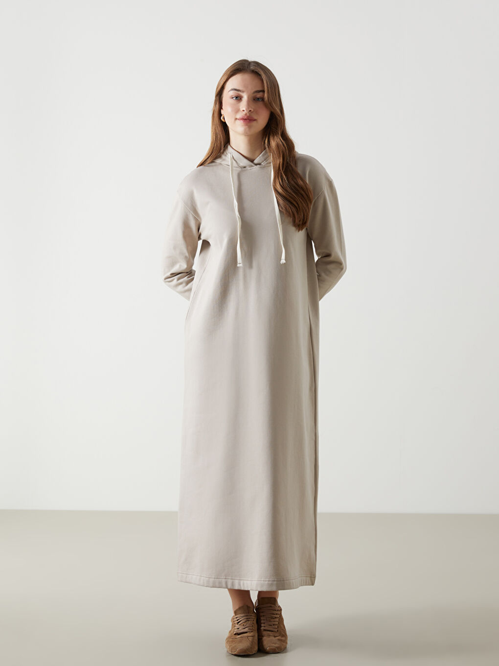 Hooded Women's Sweatshirt Dress