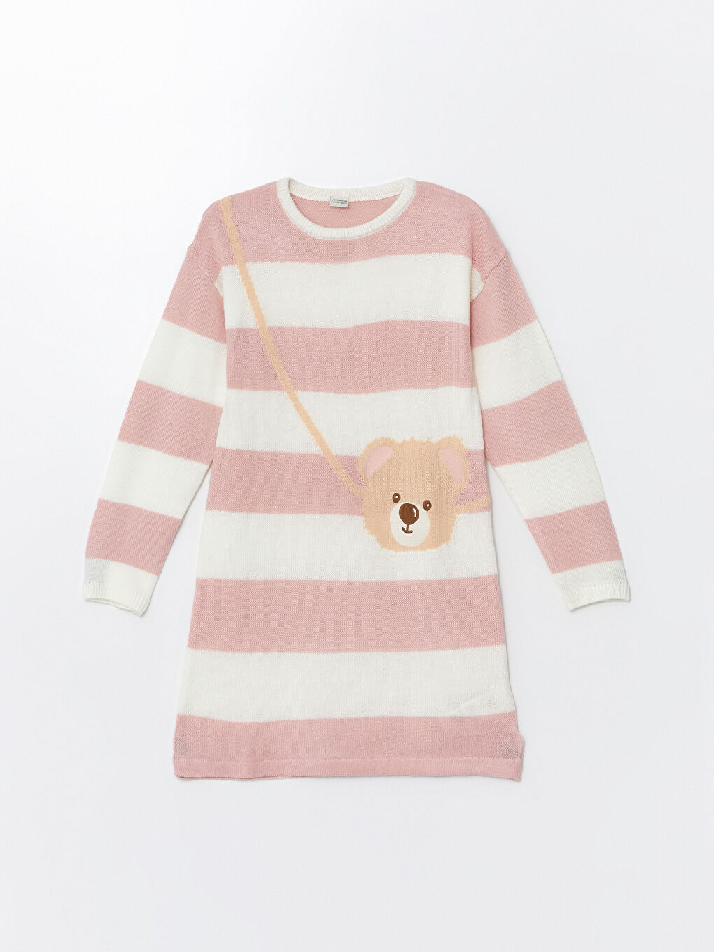 LCW Kids Crew Neck Girls' Knitwear Dress -W4EJ13Z4-FDW
