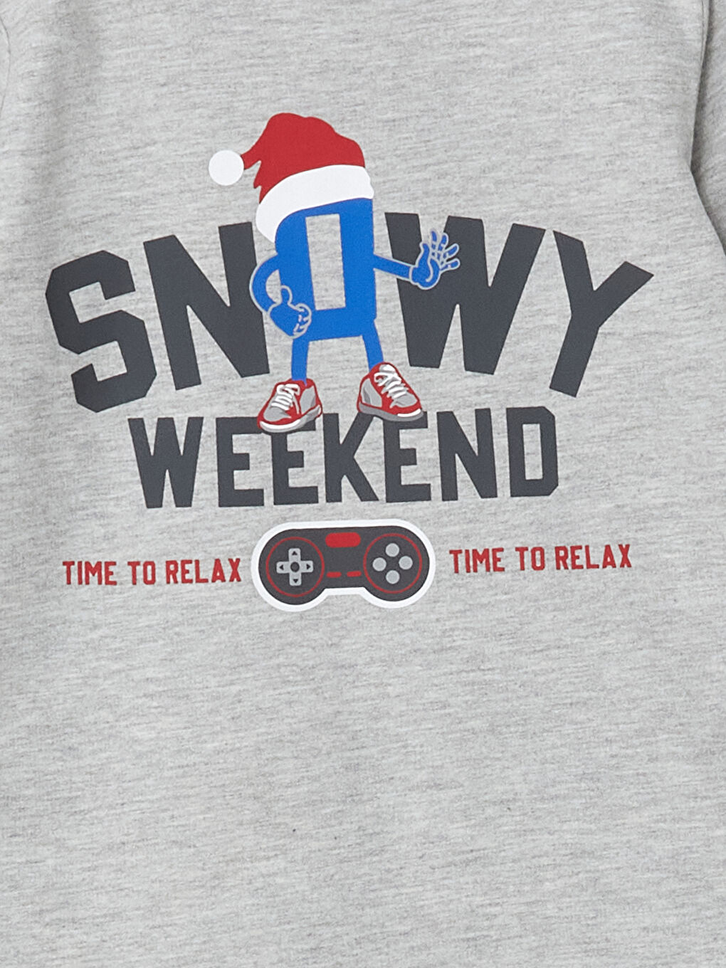 Christmas Themed Boys' Pyjama Set -W4EJ21Z4-L8Q