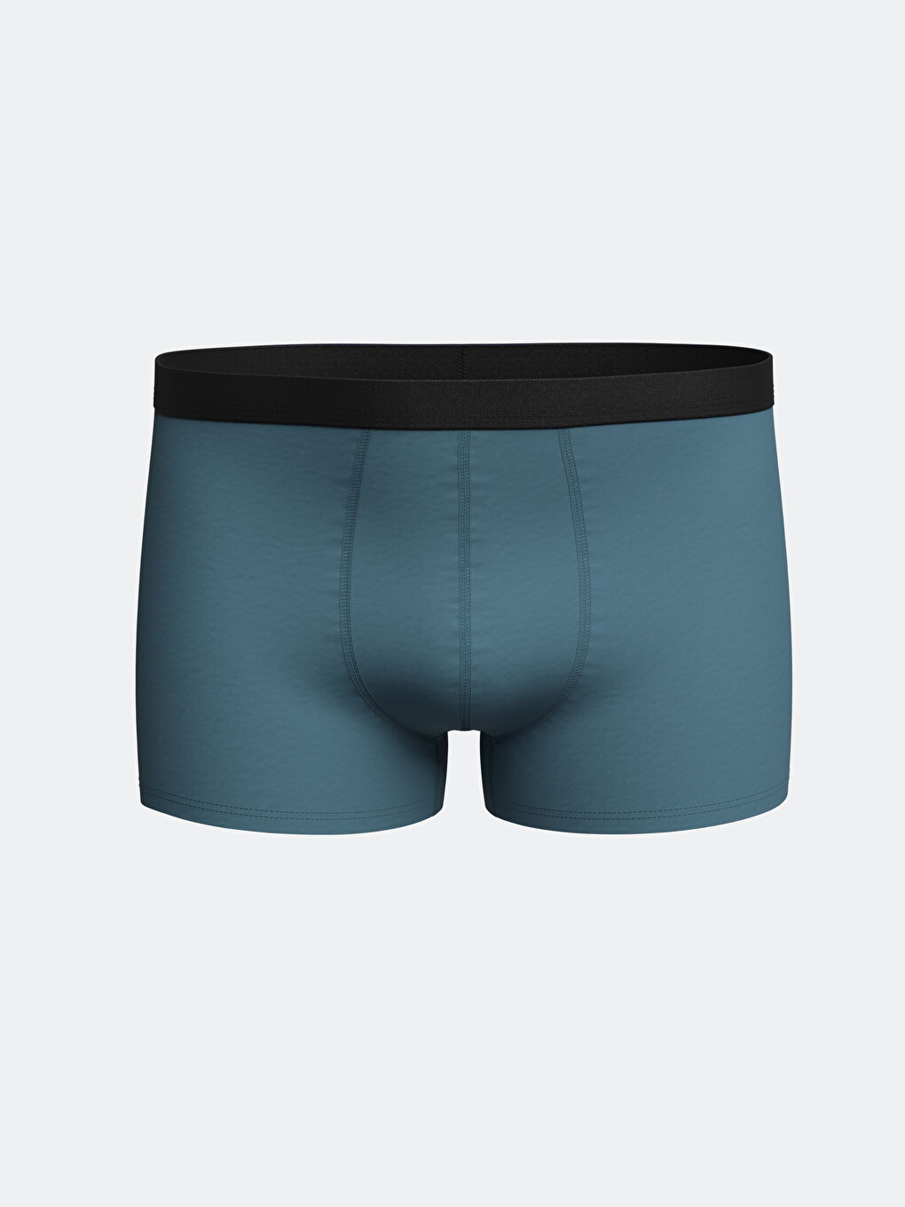 سراويل بوكسر قطن مطاطي بقصة عادية للرجال - ٣ قطع-3