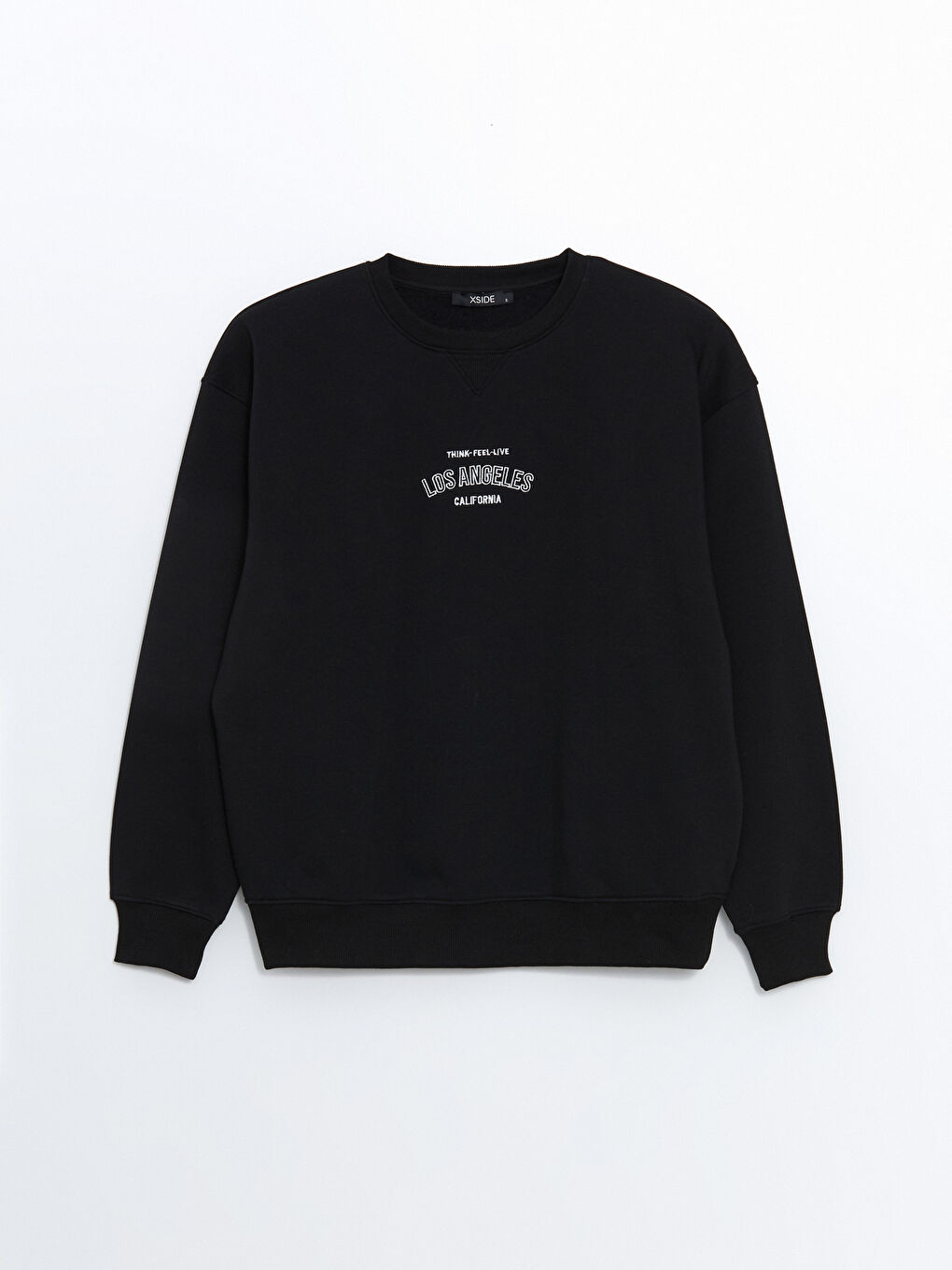 XSIDE Bisiklet Yaka Baskılı Uzun Kollu Kadın Sweatshirt -W4EJ68Z8-CVL