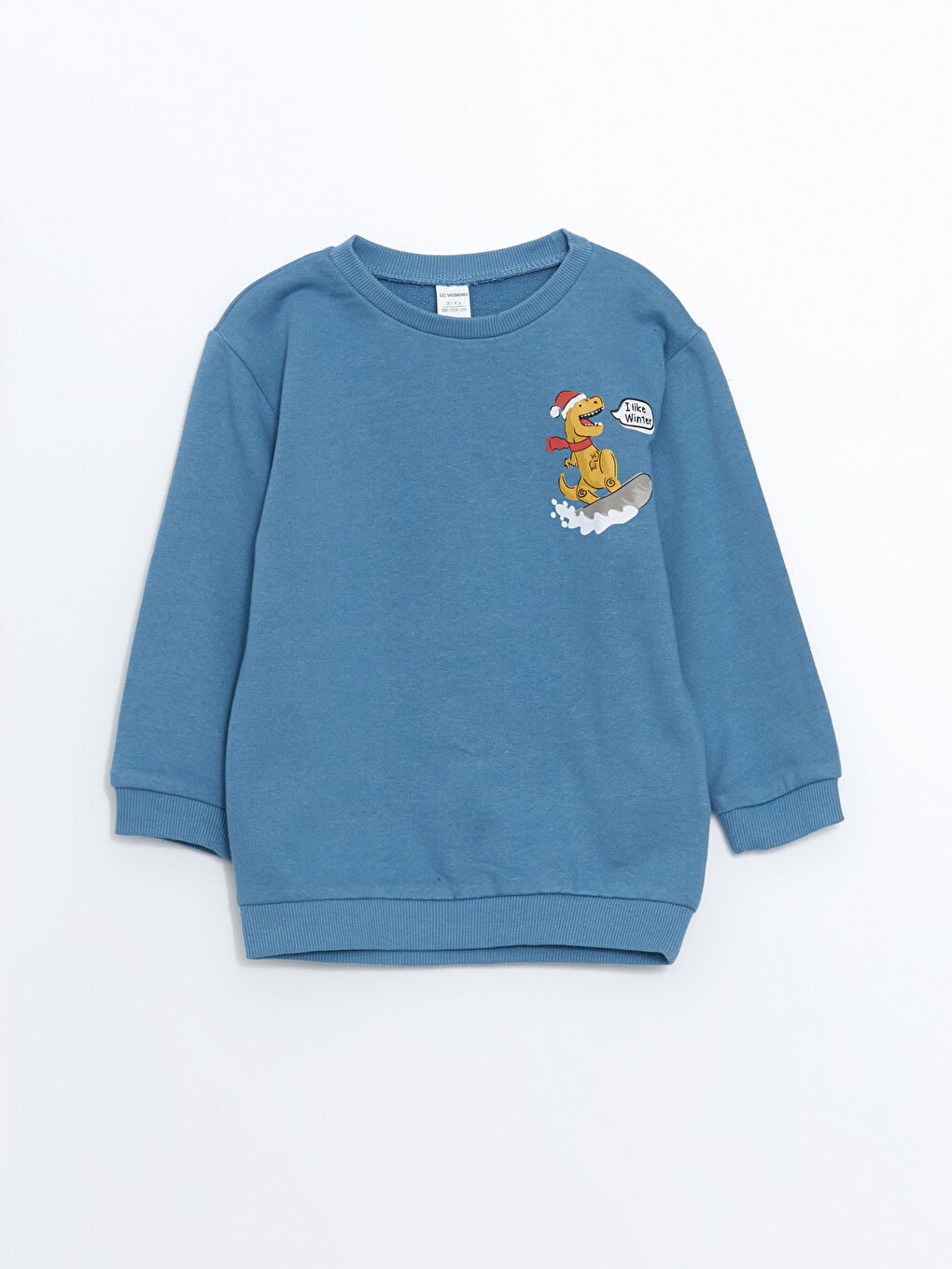 LCW Kids Crew Neck Printed Thick Boys' Sweatshirt 2 Pack -W4EK38Z1-FKQ