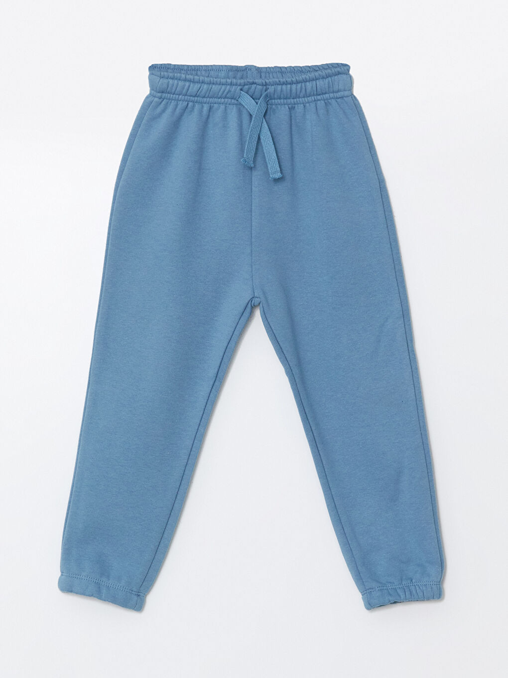 Mavi Beli Lastikli Kalın Erkek Çocuk Jogger Eşofman Altı
