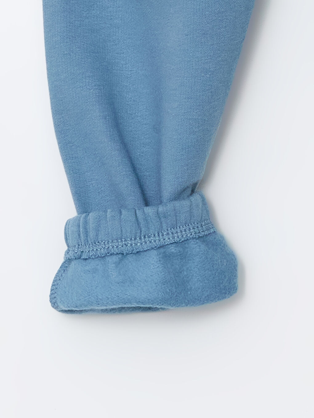 Mavi Beli Lastikli Kalın Erkek Çocuk Jogger Eşofman Altı-2