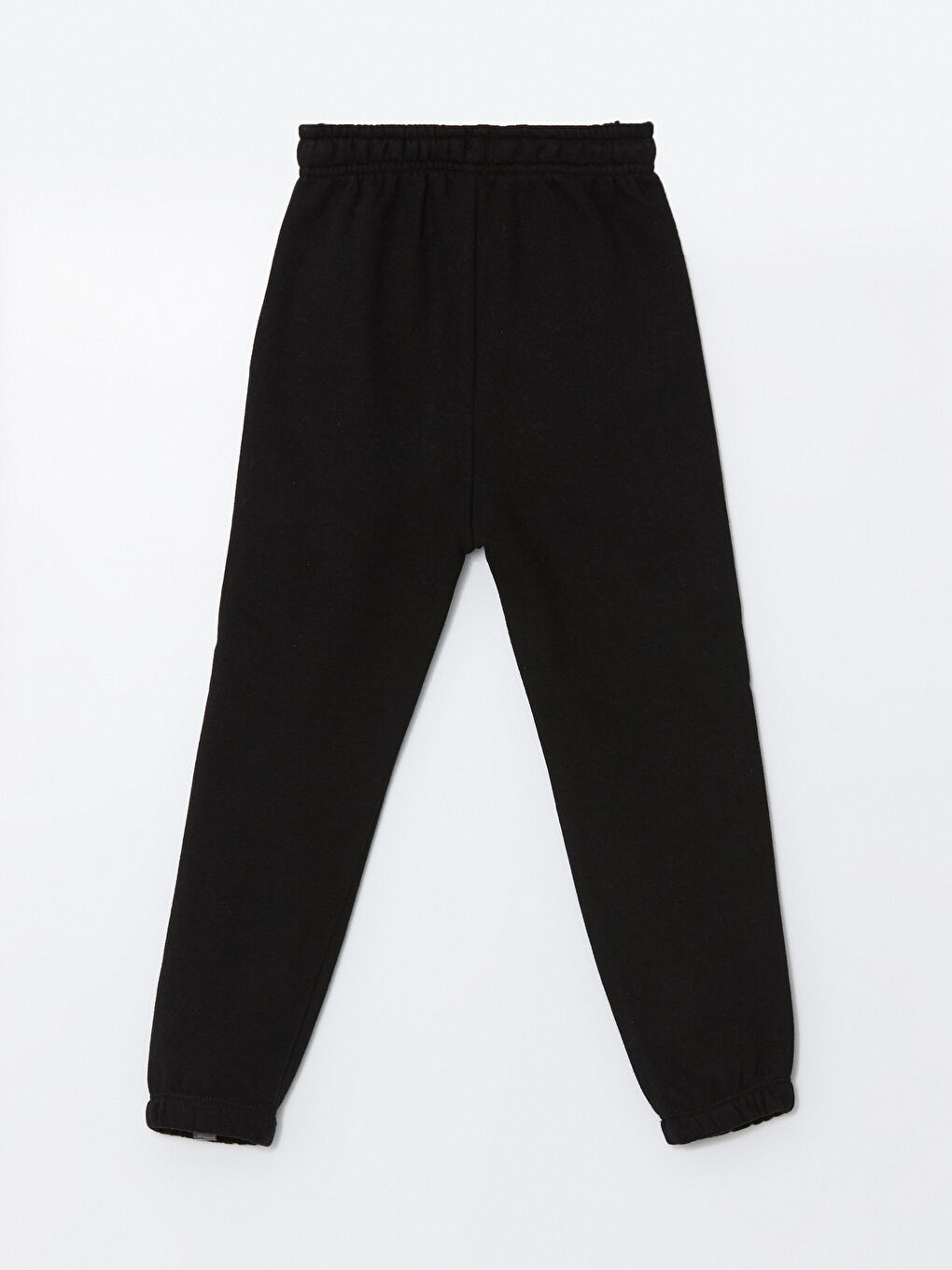 Siyah Beli Lastikli Kalın Erkek Çocuk Jogger Eşofman Altı-1