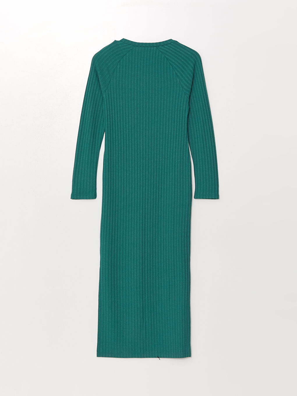 LCW Vision Crew Neck Plain Long Sleeve Women's Knitwear Dress -W4EK44Z8-H8Q