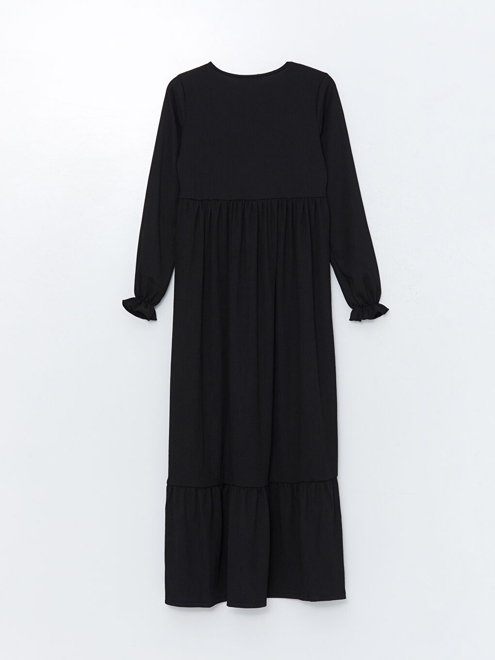 فستان للسيدات بياقة مربوطة ومزخرف-5