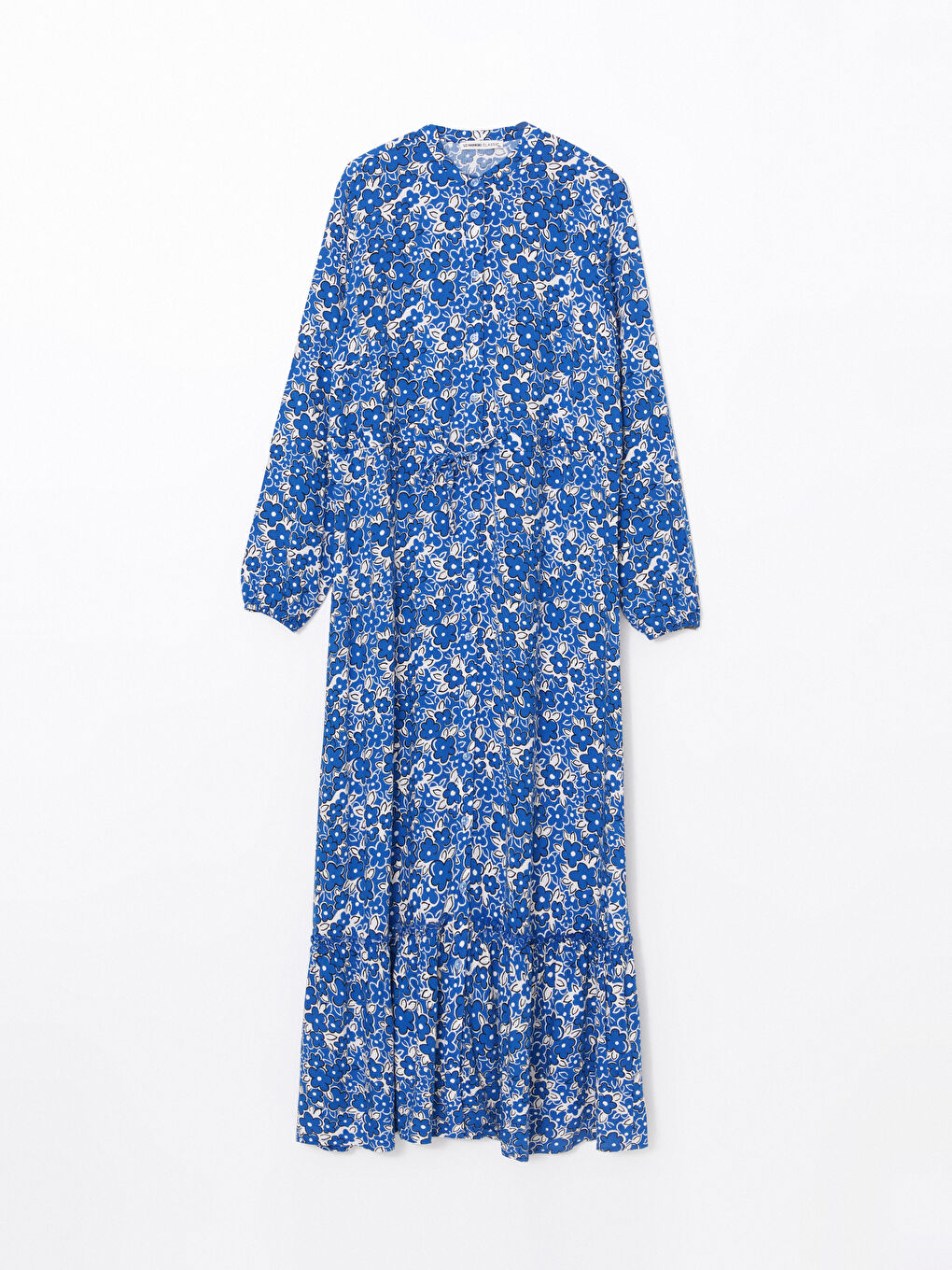 Grandad Collar Patterned Women's Dress -W4EK88Z8-LQQ