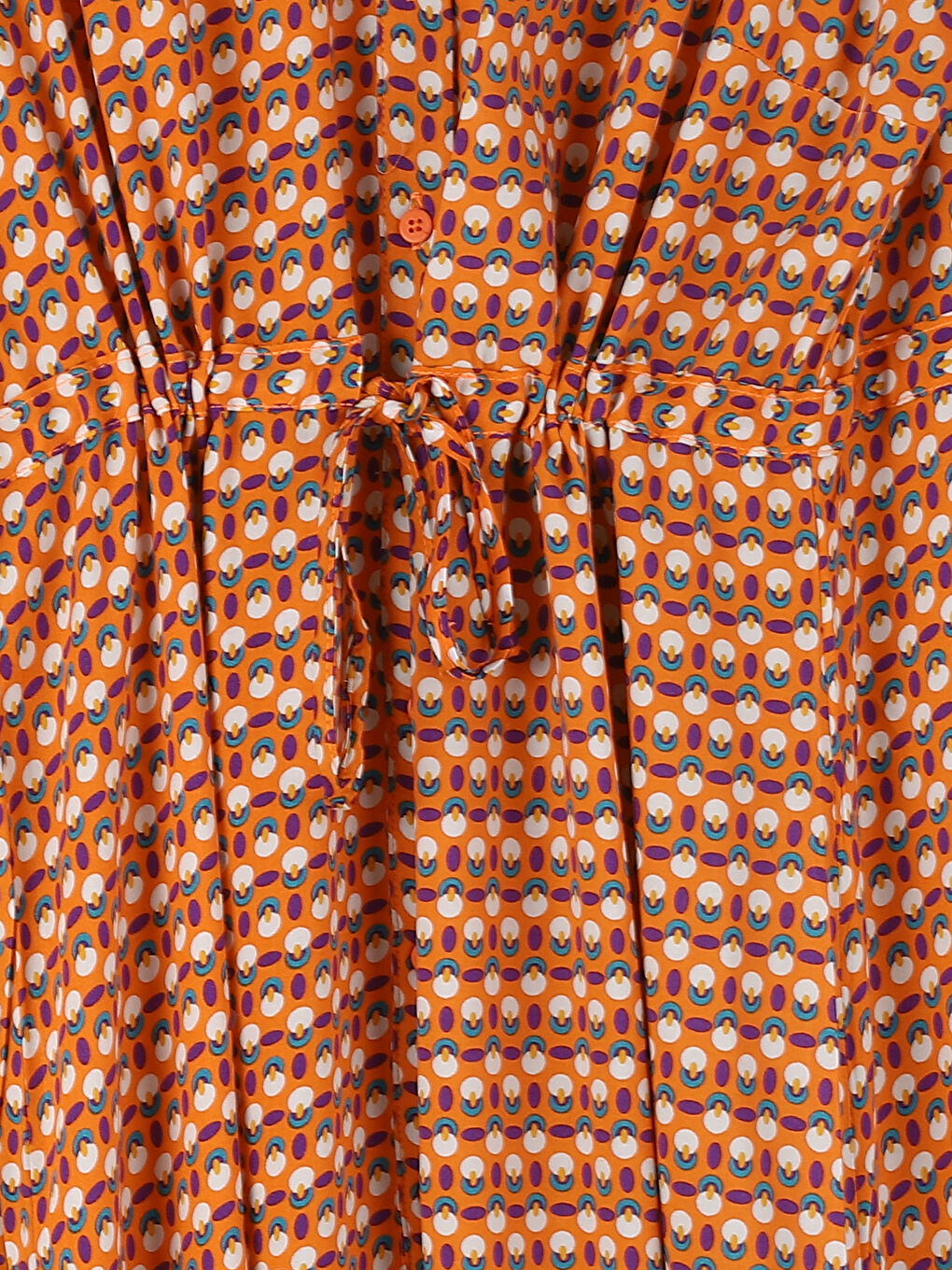 Robe à motifs pour Femmes à Col Mao-7