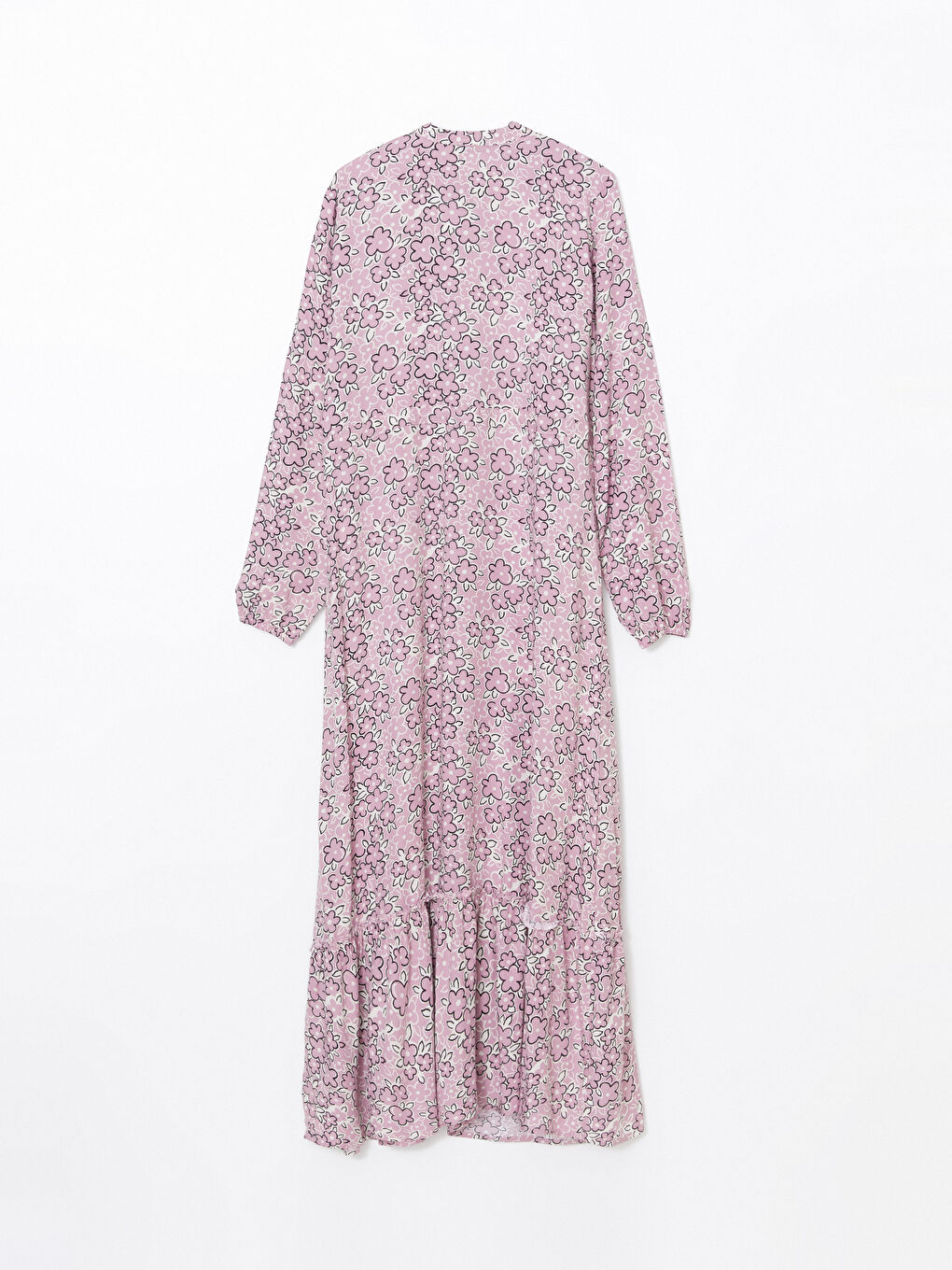 Grandad Collar Patterned Women's Dress -W4EK88Z8-LT8
