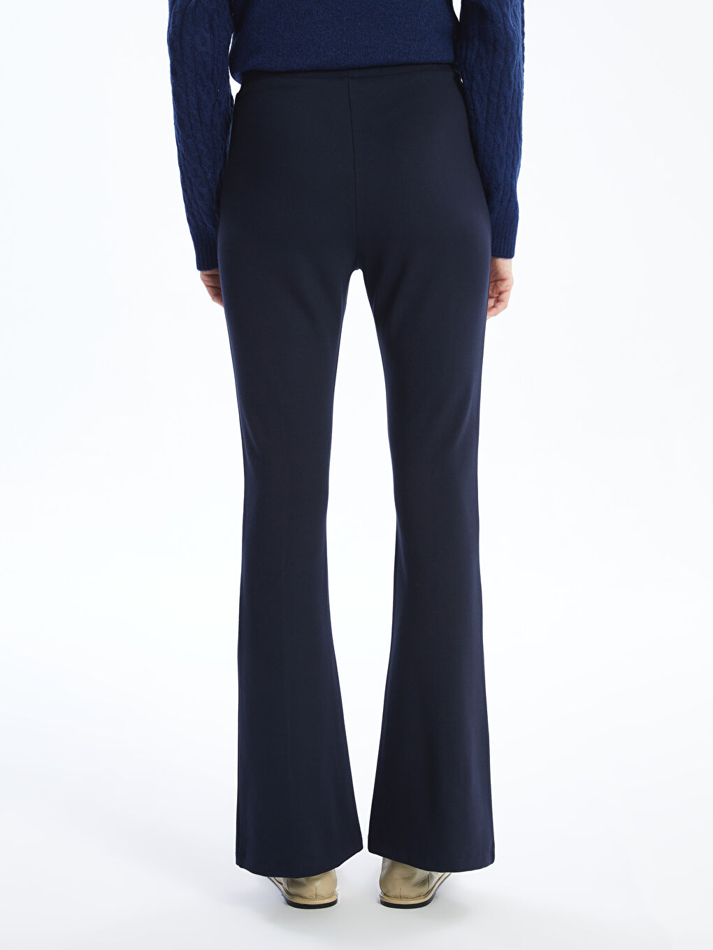 Elasticated Waist Slim Fit Women's Trousers -W4EK91Z8-HRZ