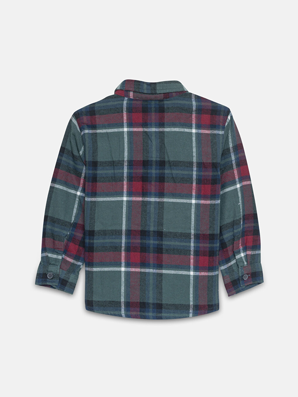 LCW Kids Long Sleeve Plaid Boys' Flannel Shirt -W4EL00Z1-LME