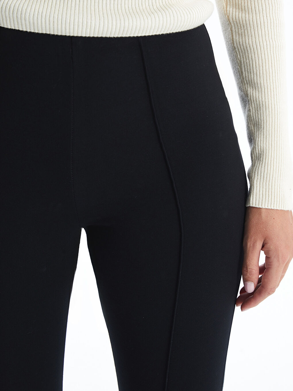 LCW Vision Leggings Für Damen Mit Elastischem Bund -W4EL03Z8-CVL