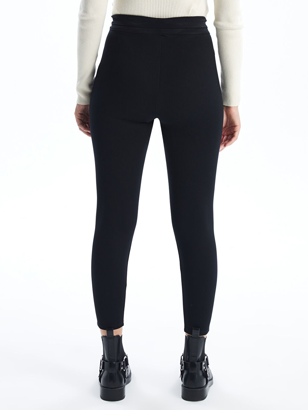 LCW Vision Leggings Für Damen Mit Elastischem Bund -W4EL03Z8-CVL