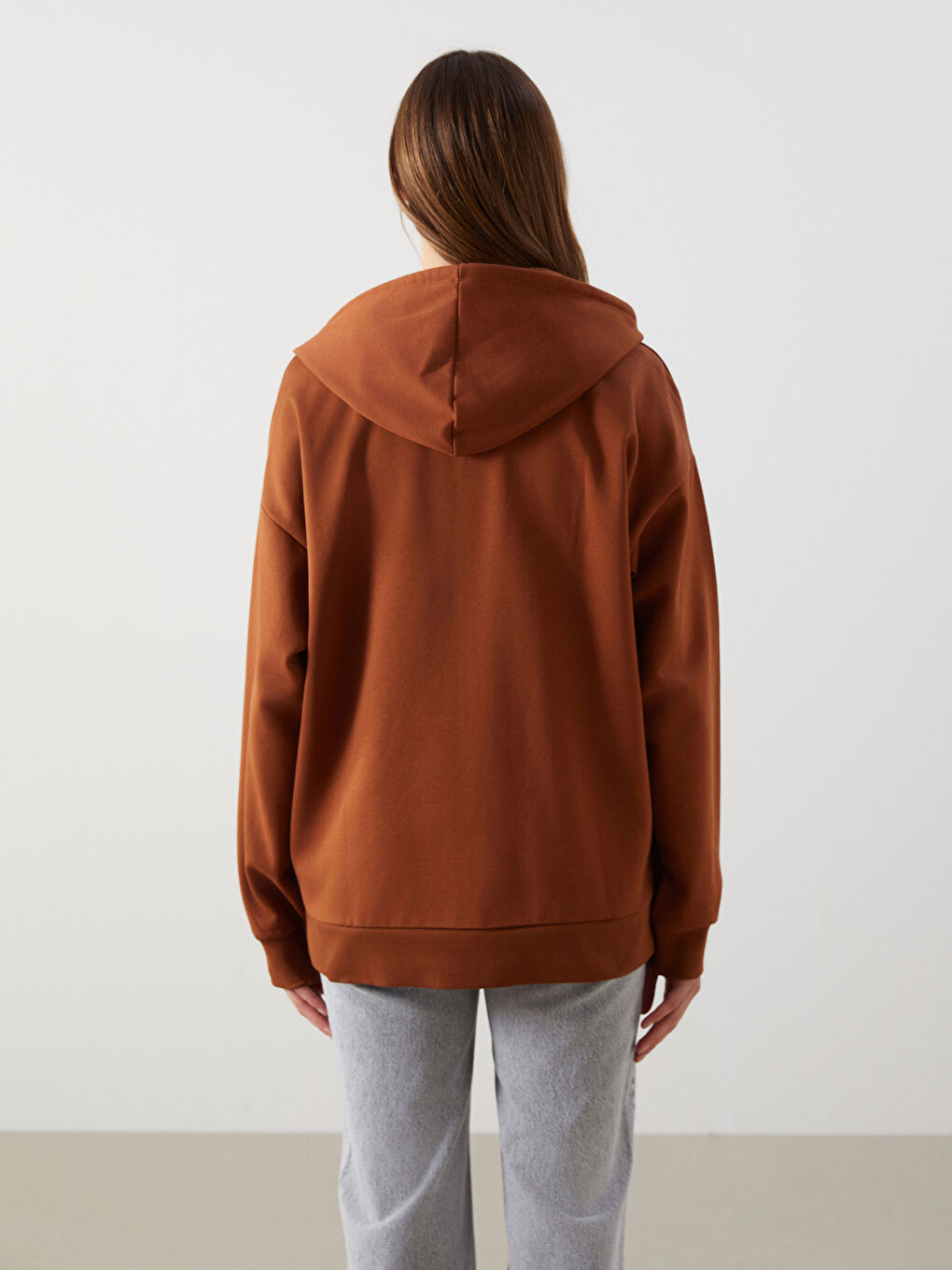 Portland Embroidered Women's Thick Zip-Up Sweatshirt -W4EL08Z8-V6R