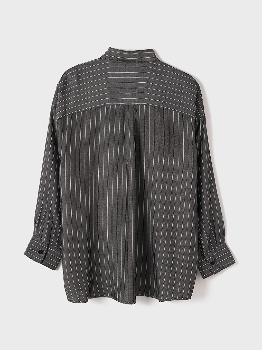 Striped Oversize Women's Shirt-1