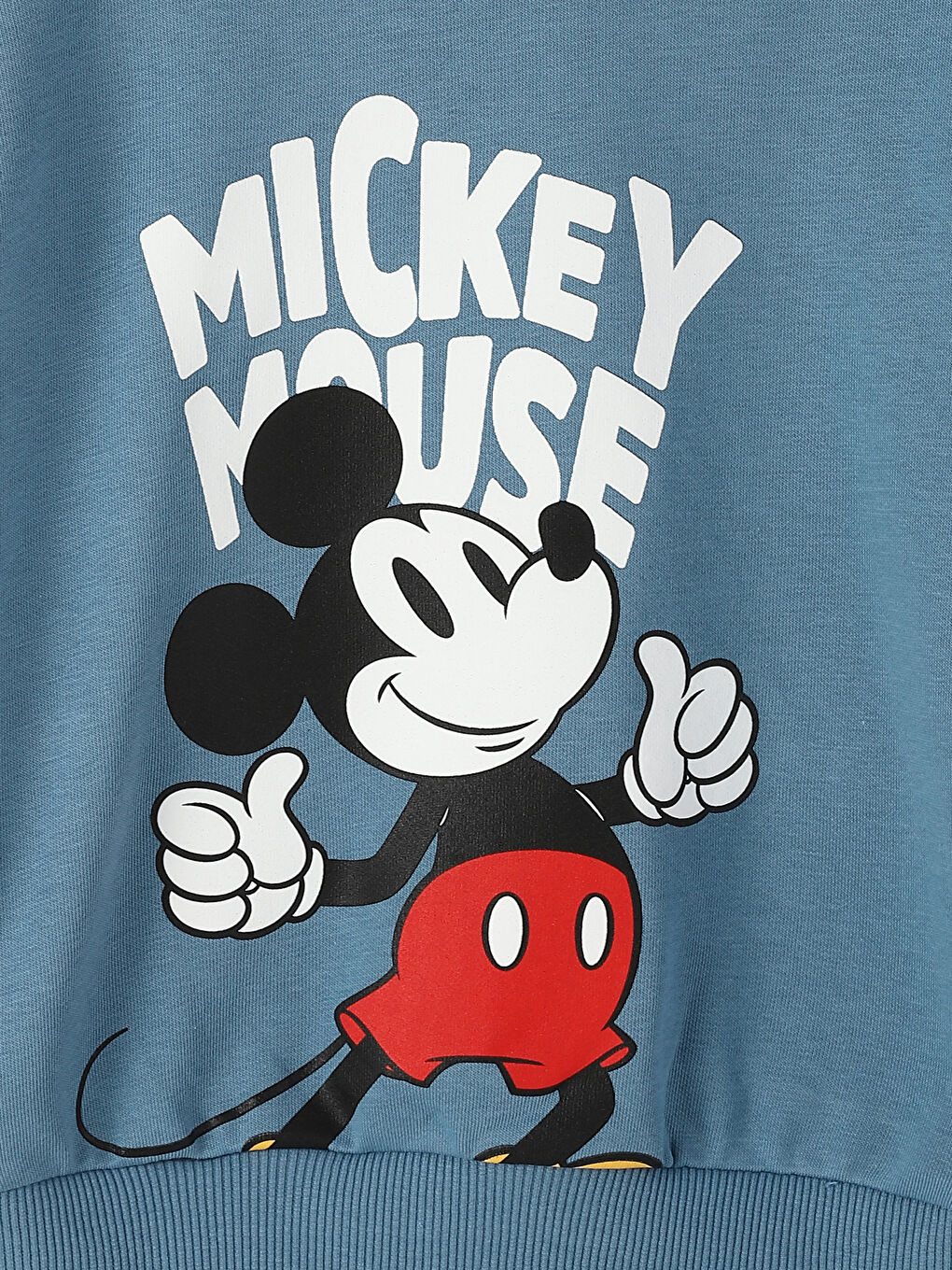 Crew Neck Mickey Mouse Printed Baby Boys' Sweatshirt and Tracksuit Bottom 2 Pack Set-6