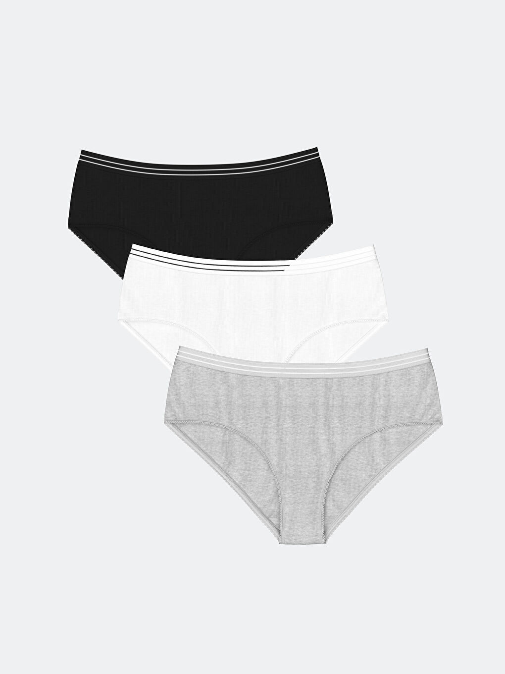LCW DREAM Prugaste hipster gaćice - pakovanje od 3 komada -W4EL73Z8-CT3