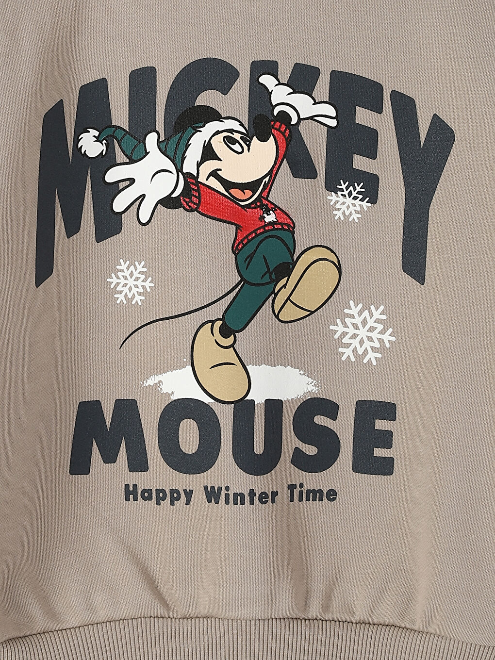 كنزة رياضية برقبة دائرية وكم طويل مطبوعة للأولاد الرضع-3