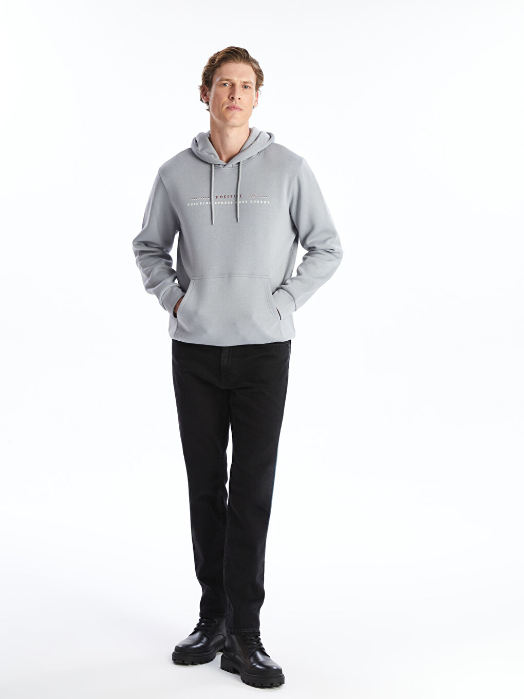 Kangaroo Pocket Men's Thick Hoodie-1