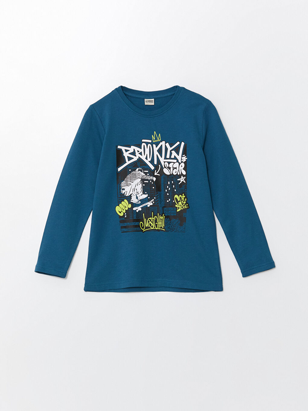 LCW Kids Crew Neck Boys' Pyjama Set -W4EN17Z4-HQ1