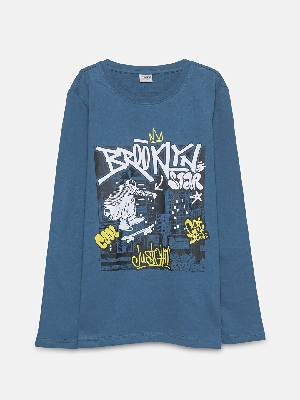 LCW Kids Crew Neck Boys' Pyjama Set -W4EN17Z4-HQ1