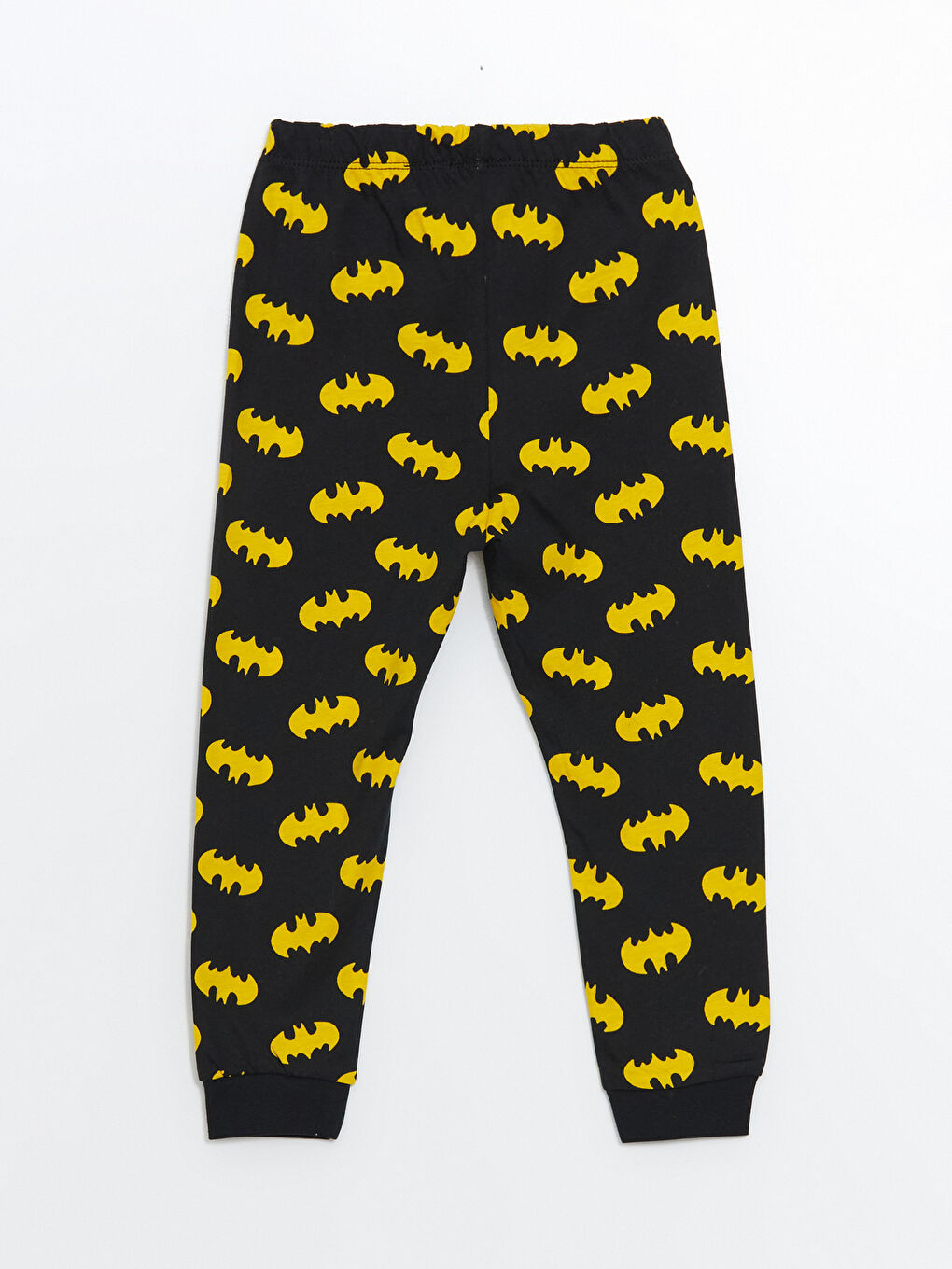 LCW baby Siyah Baskılı Beli Lastikli Batman Baskılı Erkek Bebek Pijama Alt - 1