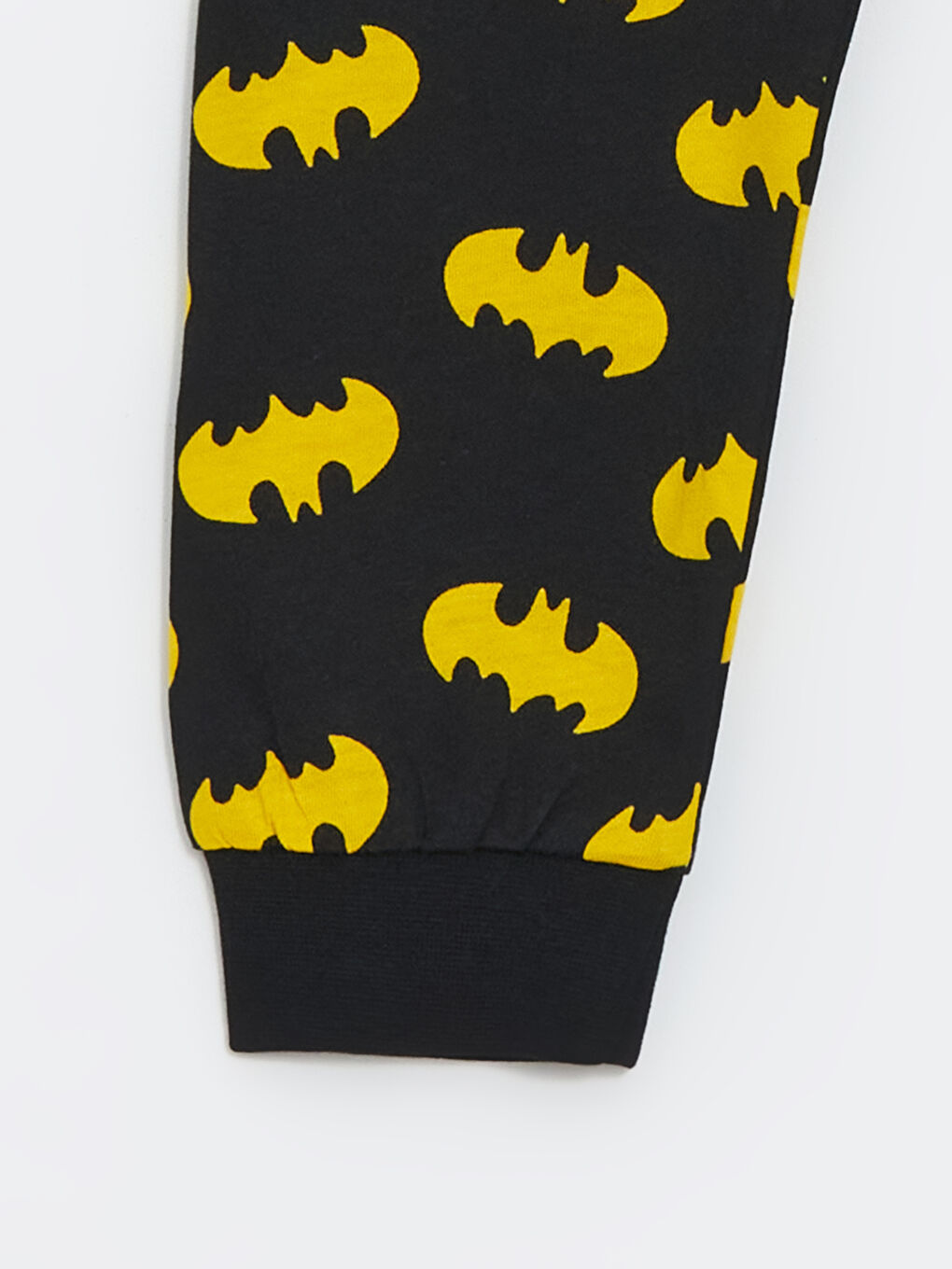 LCW baby Siyah Baskılı Beli Lastikli Batman Baskılı Erkek Bebek Pijama Alt - 2