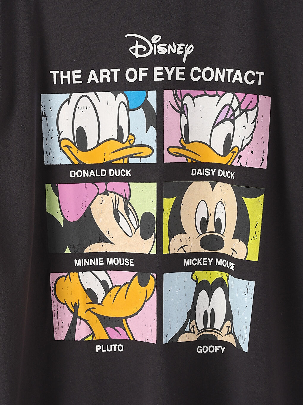 Crew Neck Mickey Mouse Printed Women's T-Shirt-2