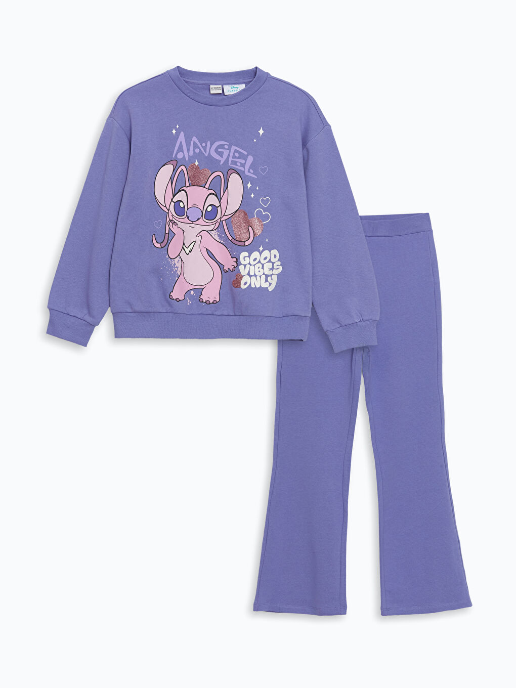 Crew Neck Girls' Sweatshirt and Leggings