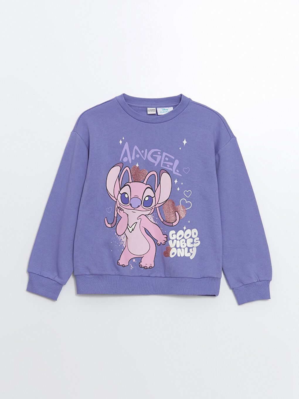 Crew Neck Girls' Sweatshirt and Leggings-1