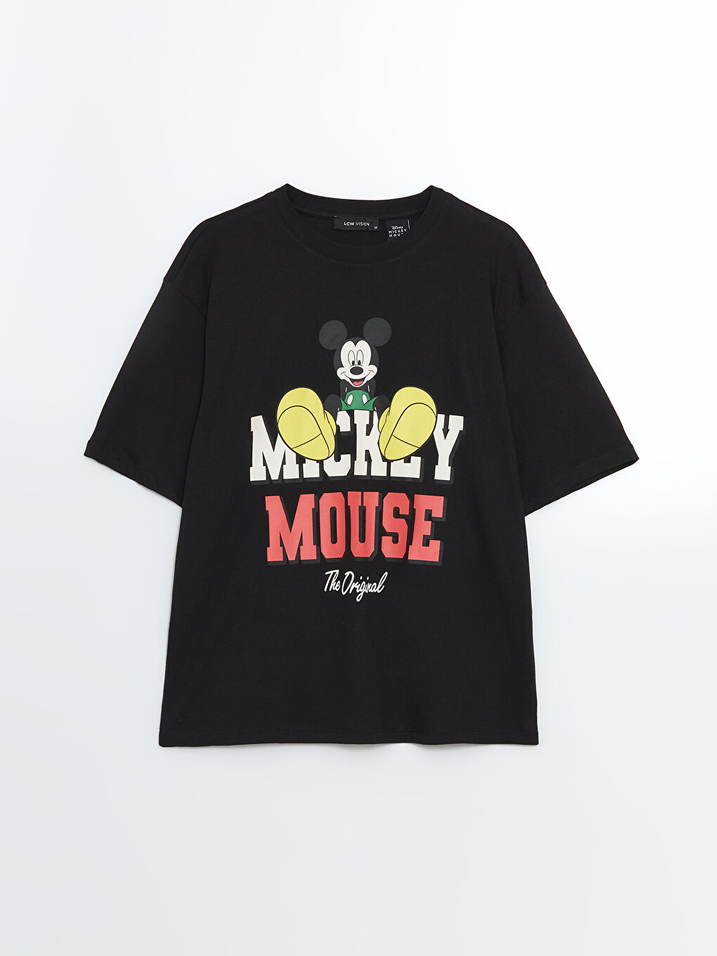 LCW Vision Mickey Mouse Printed Oversize Women's T-Shirt -W4EO76Z8-CVL