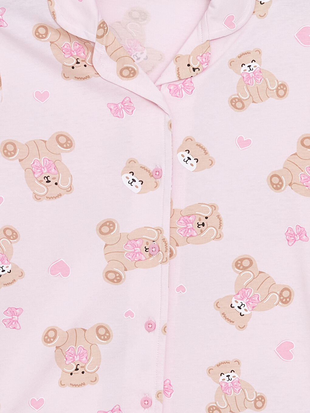 LCW Kids Kragenhals Pyjama-Set für Mädchen -W4EO82Z4-LT9
