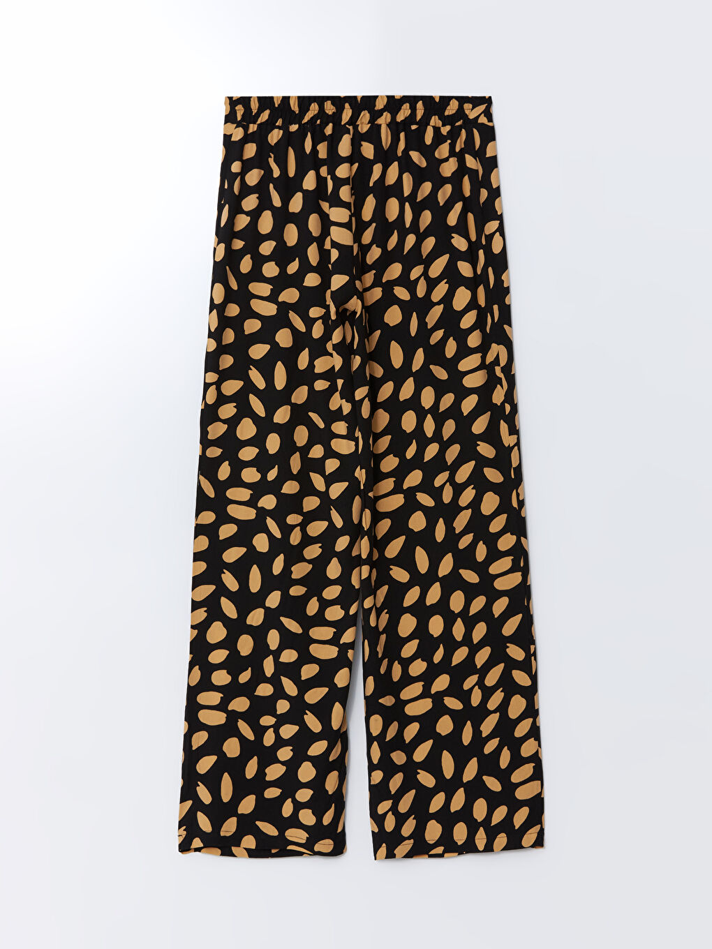 Elasticated Waist Patterned Women's Trousers-5