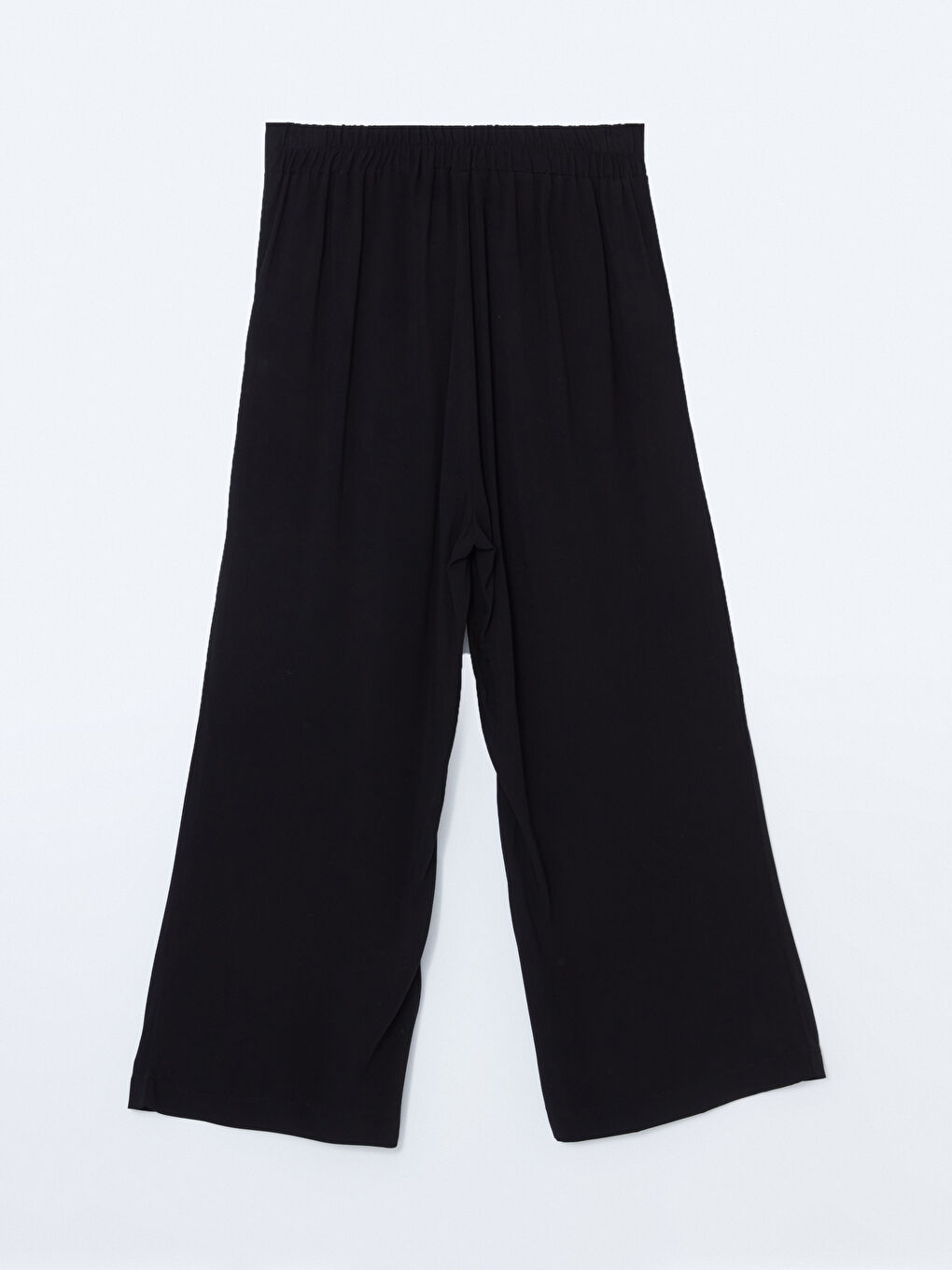 Pantalon Capri Pour Femmes À Taille Élastiquée-5