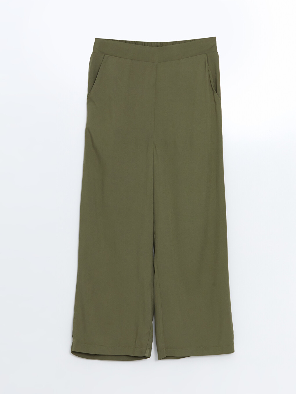 Elastic Waist Women's Capri