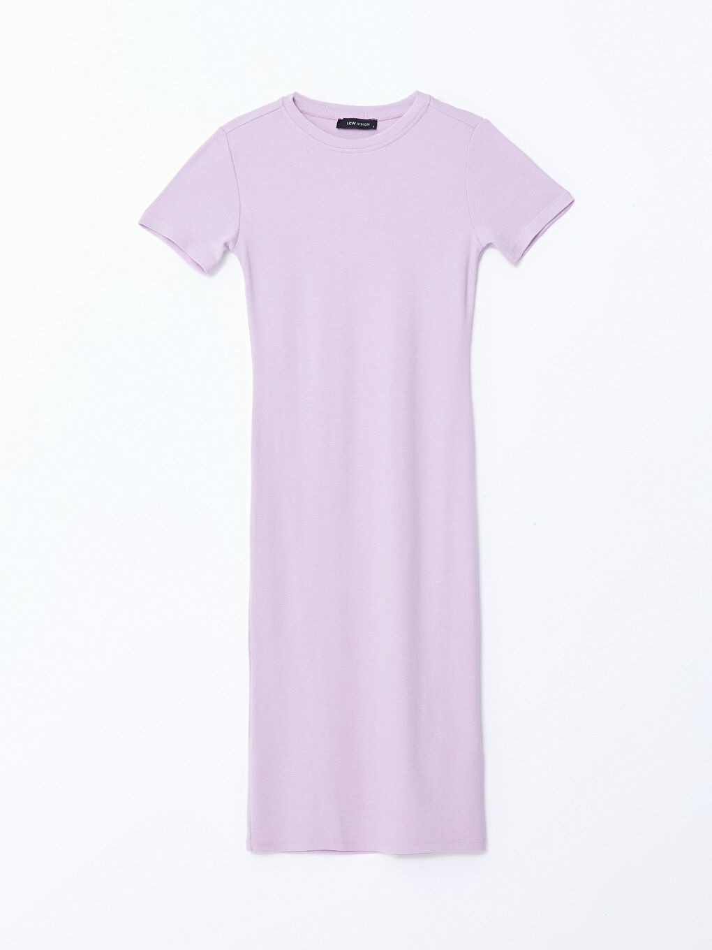Crew Neck Textured Women's Dress-4