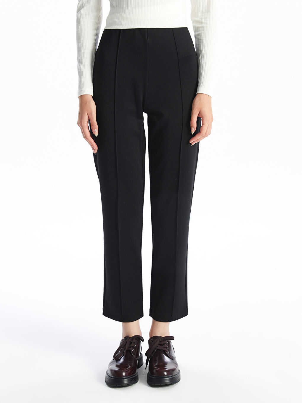 Slim Fit Women's Trousers-1