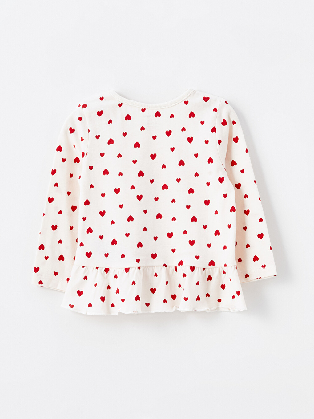 Crew Neck Printed Baby Girls' Pyjama Set-3