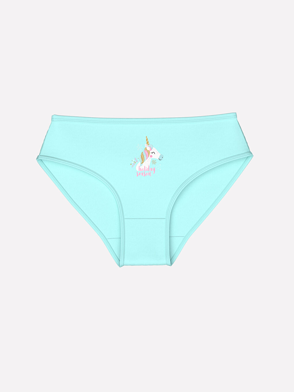 Yeşil Baskılı Kız Çocuk Külot