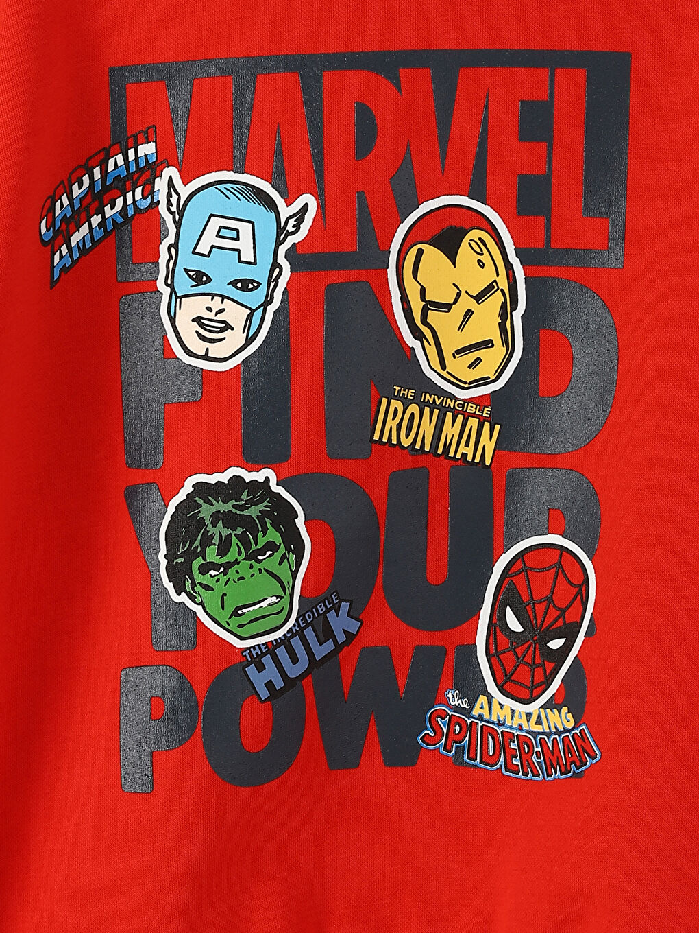 سويت شيرت ياقة دائرية مارفل مطبوع كم طويل للأولاد الرضع-3