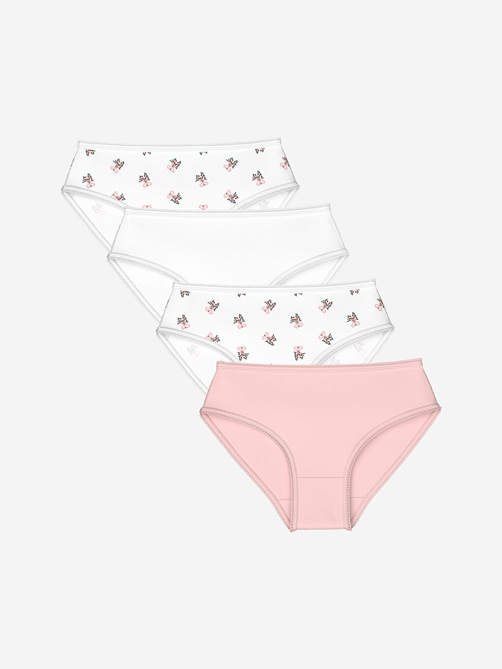 Printed Baby Girls' Knickers with Elastic Waistband 3-Pack