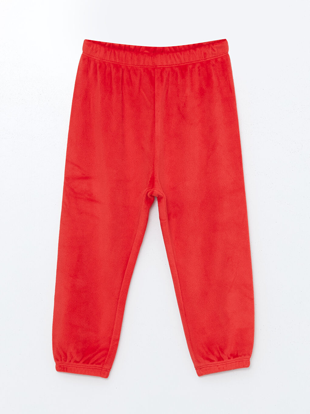 LCW baby Kırmızı Beli Lastikli Basic Kız Bebek Pijama Alt