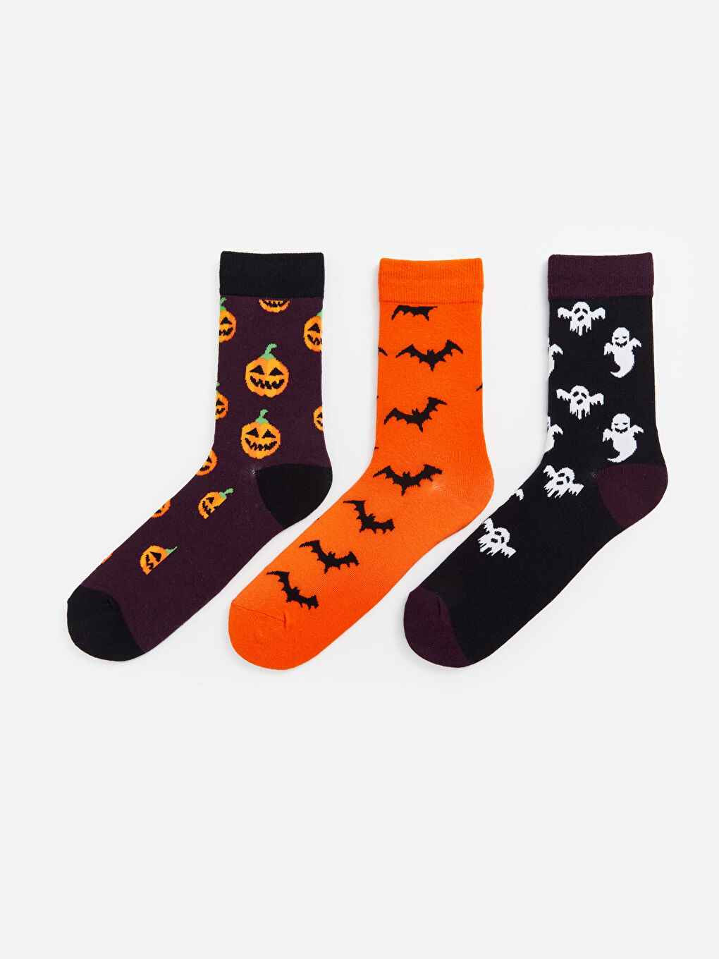 LCW ACCESSORIES Halloween-Themen Knöchelsocken für Herren 3er-Pack -W4ER56Z8-K00