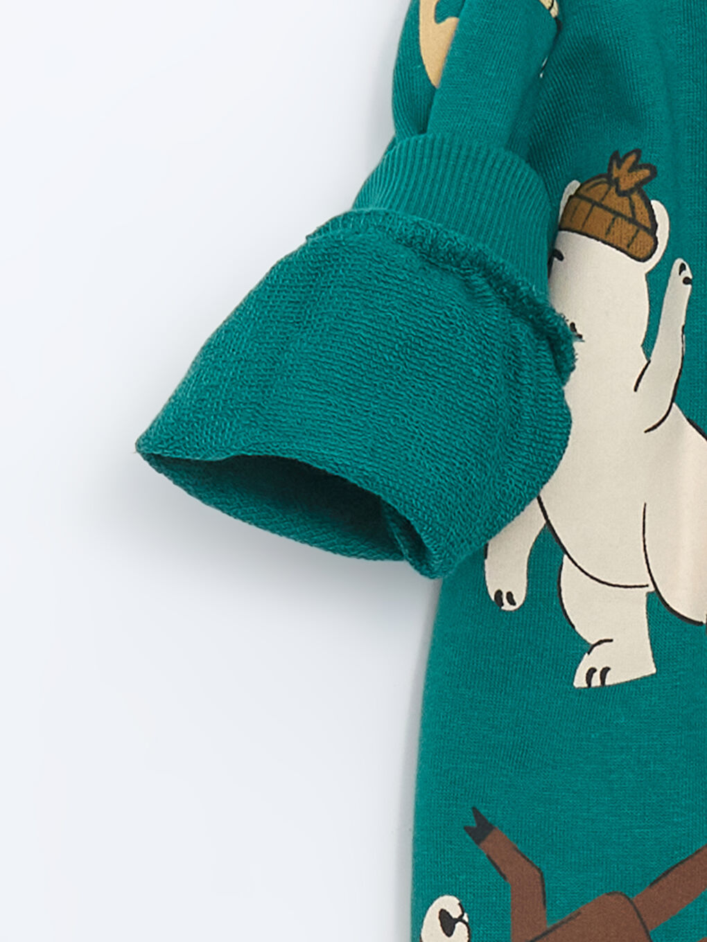 Crew Neck Baby Boy Sweatshirt and Tracksuit Bottom 2 Pack -W4ER76Z1-LRN