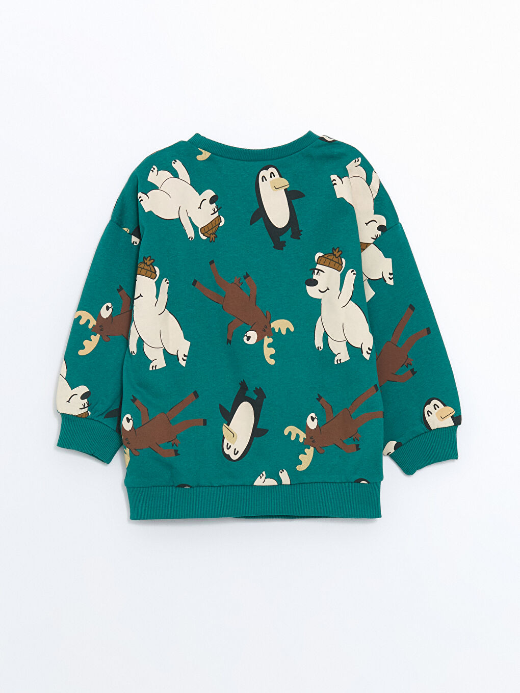 Crew Neck Baby Boy Sweatshirt and Tracksuit Bottom 2 Pack -W4ER76Z1-LRN