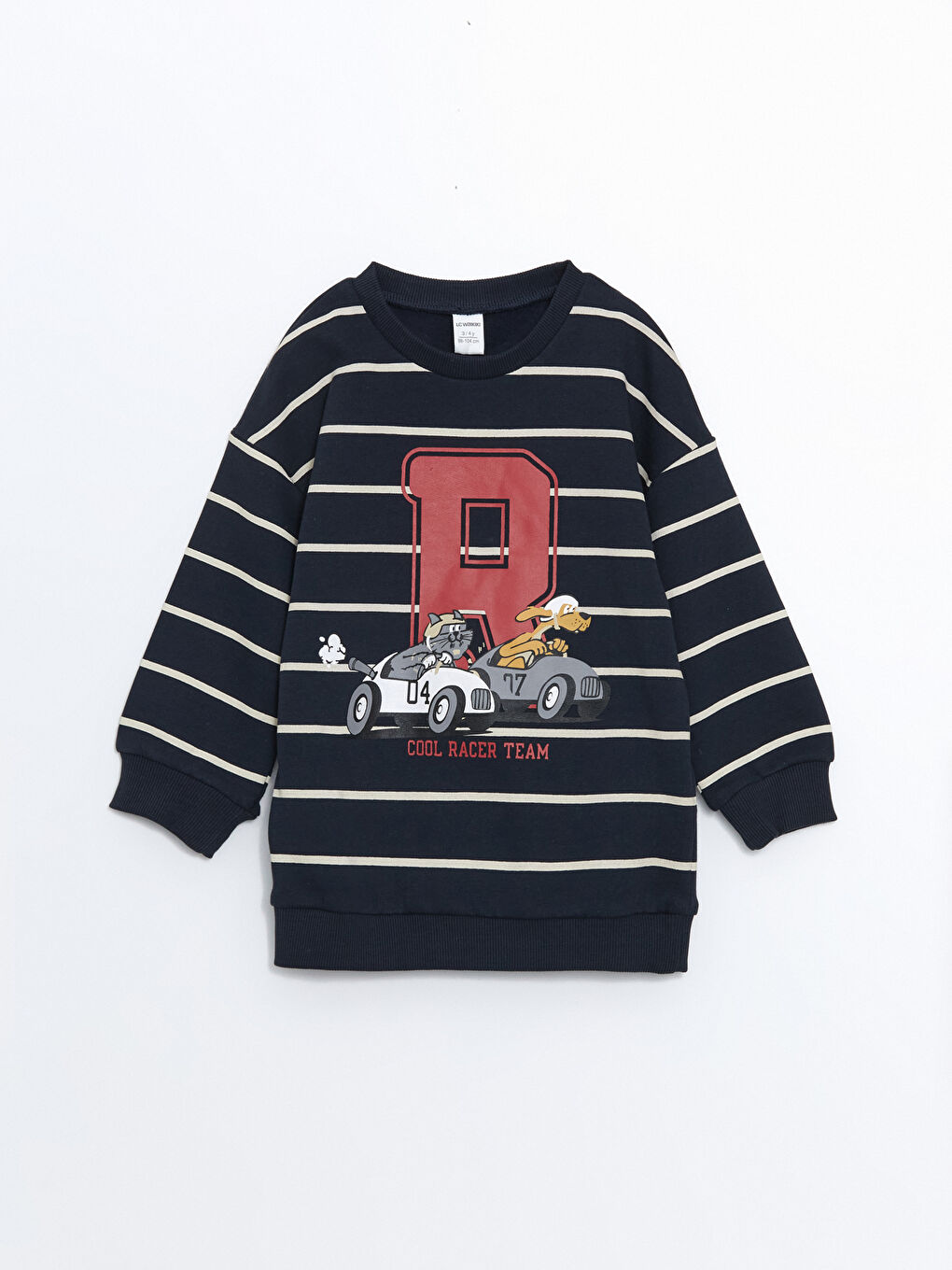 LCW Kids Crew Neck Boys Sweatshirt and Tracksuit Bottom 2 Pack -W4ER80Z1-LGR