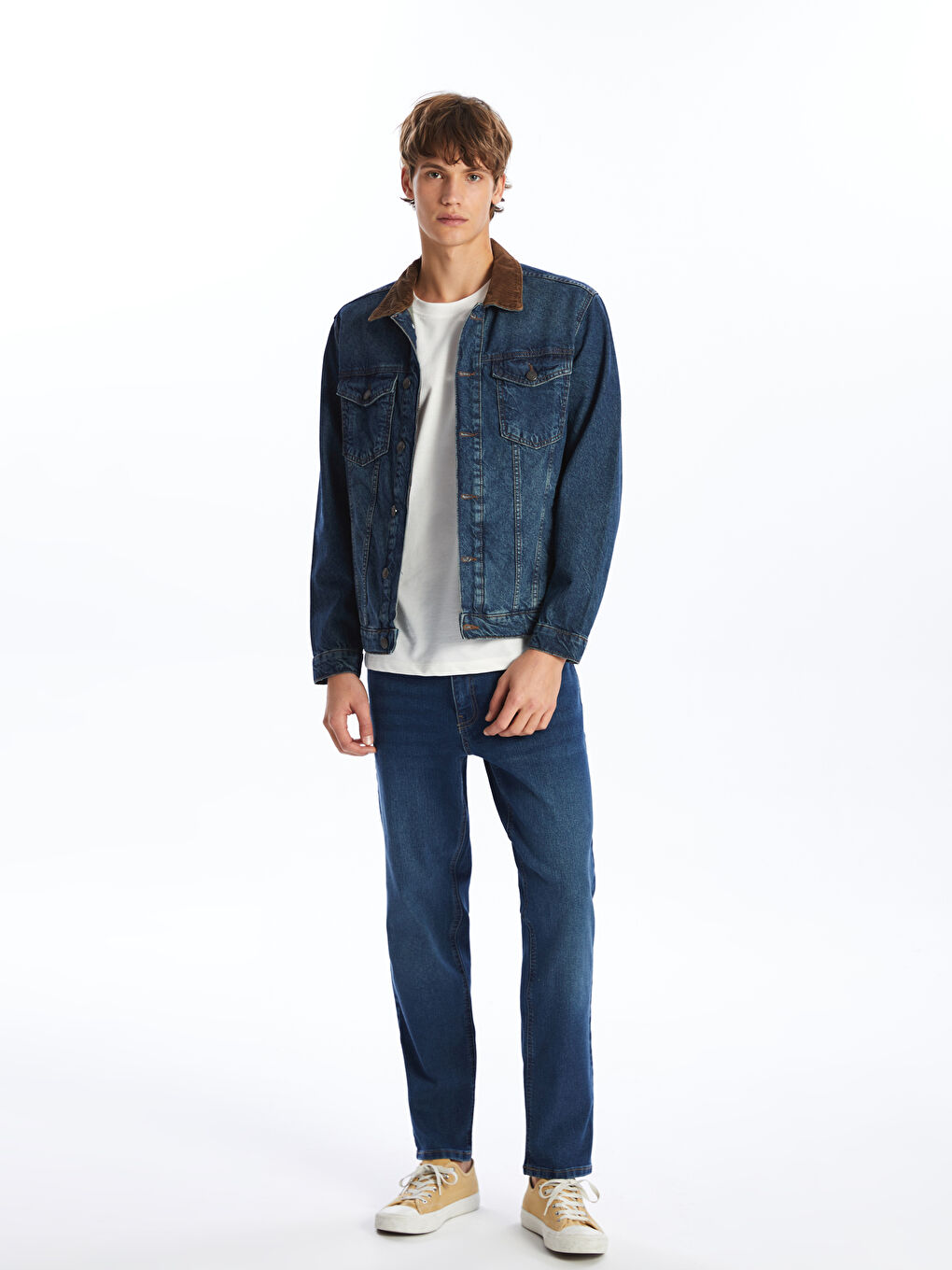 LCW Jeans İndigo Standart Kalıp Erkek Jean Ceket - 1